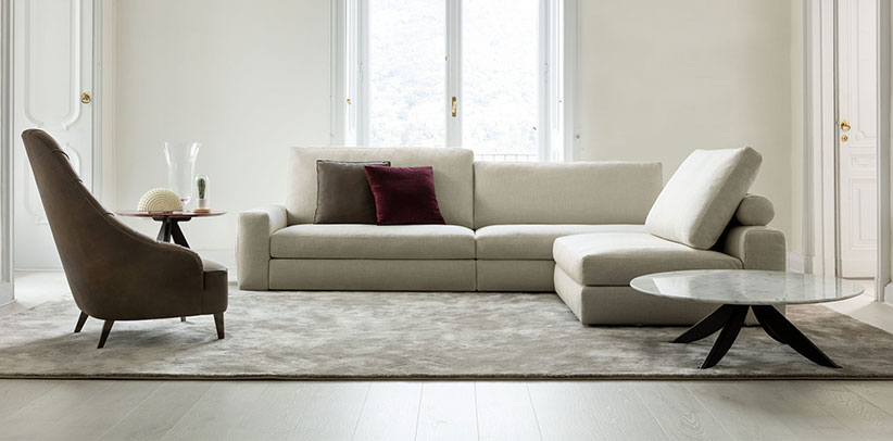 divano Joey con schienale comfort e sport divano joey versione comfort e sport bianco