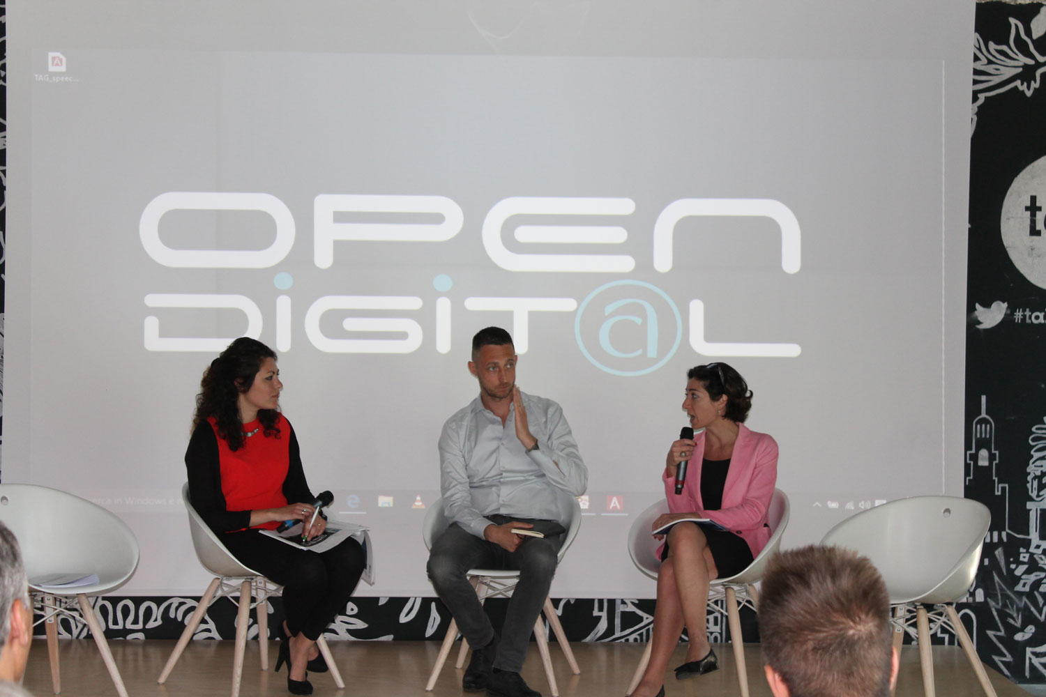 Filippo Berto e Cristina Tajani Filippo Berto e Cristina Tajani open digital talent garden