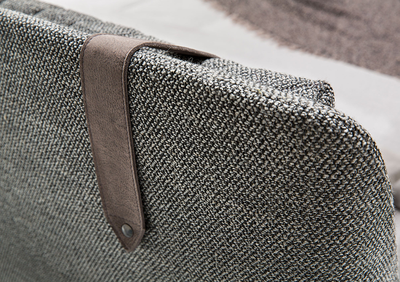 Testata con cinghie in nabuk testata letto chelsea con cinghie in nabuk