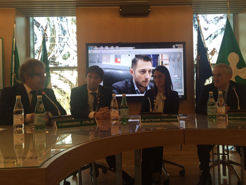 Filippo Berto a Expo per la presentazione di Storie di Impresa