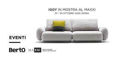 Divano IGGY in mostra al museo MAXXI