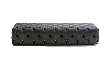 POUF CAPITONNÉ DENIM | OUTLET
