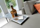 Tavolino King servetto dettagli top in marmo deep grey - Outlet 