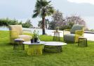 Poltrona da giardino Caroline ambientata- arredamento outdoor BertO