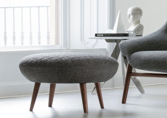 Pouf rotondo Hanna - Outlet 