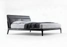 Letto Bowery testata in pelle - Outlet 