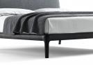 Letto Bowery in frassino nero - Outlet 