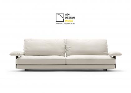 DIVANO MODERNO IN PELLE DAVID