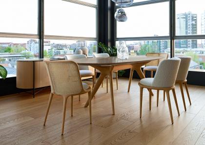 TAVOLO IN ROVERE STIV 