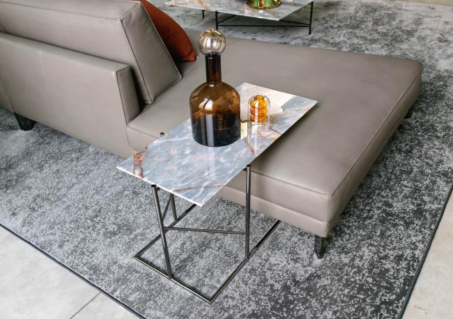 Tavolino king servetto con top 9in deep grey - Outlet 