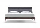 letto bowery con base in legno massello - Outlet 