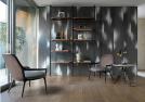Poltrona dal design moderno con basamento Dark Oil - BertO Outlet