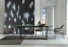 Cj tavolo rettangolare con piano in marmo Carrara - cm L.220 x P.100 H.76,5 -  BertO