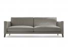 Divano moderno in pelle Time Break colore Iron- BertO Outlet