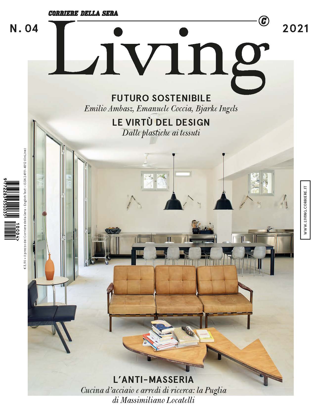 Foto copertina - Il design rinnova il suo vocabolario: la poltrona Patti di BertO su Living - Corriere della Sera Foto copertina - La poltrona Patti di BertO su Living - Corriere della Sera