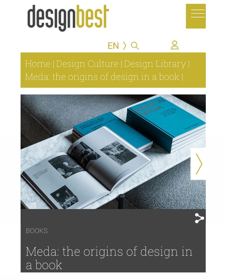 Made in Meda: articolo DesignBest Libro Made in Meda: articolo di DesignBest
