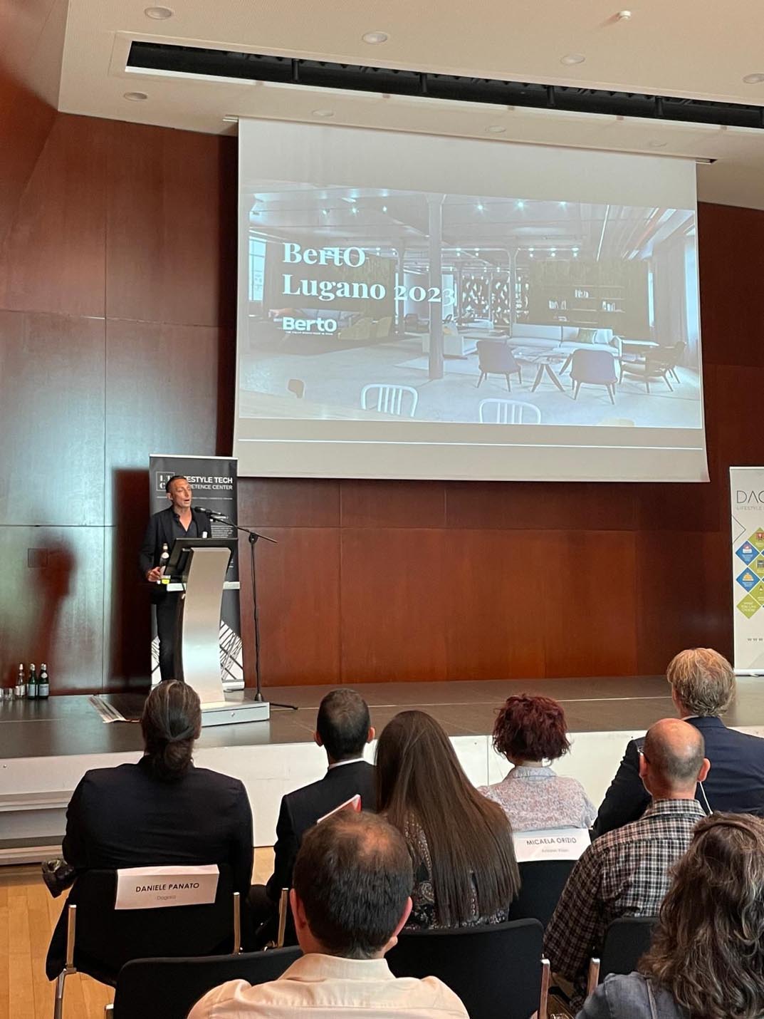 Filippo Berto relatore Destination Switzerlad 2023 Filippo Berto relatore al convegno Destination Switzerlad 2023