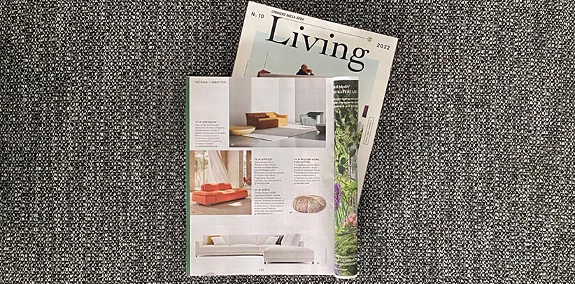 Divano Tommy by BertO su Living Divano Tommy by BertO su Living - Corriere della Sera