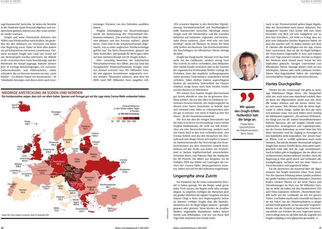 Markt Und Mittelstand - articolo BertO Markt Und Mittelstand